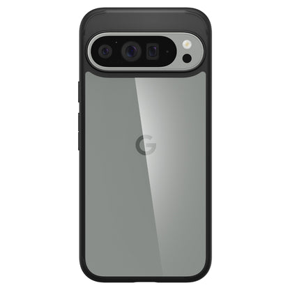Custodia per Google Pixel 9 Pro XL, Spigen, Ultra Hybrid, Nero Opaco ACS07724