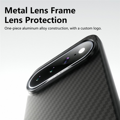 Custodia per Google Pixel 10 Pro / 10, Abeei, Carbon Minimalista, Nera