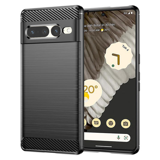 Custodia per Google Pixel 7 Pro, Techsuit, Carbonio, Nera