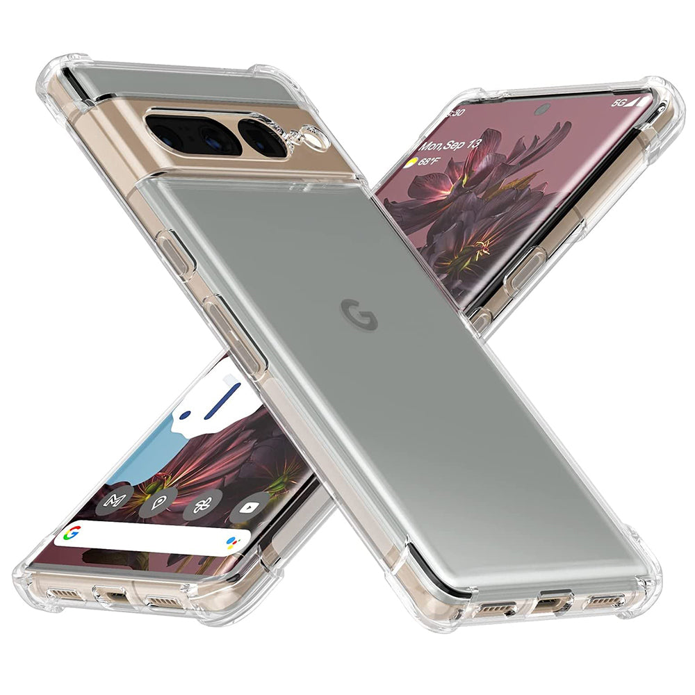 Custodia per Google Pixel 7 Pro, Techsuit, Shockproof Clear, Trasparente