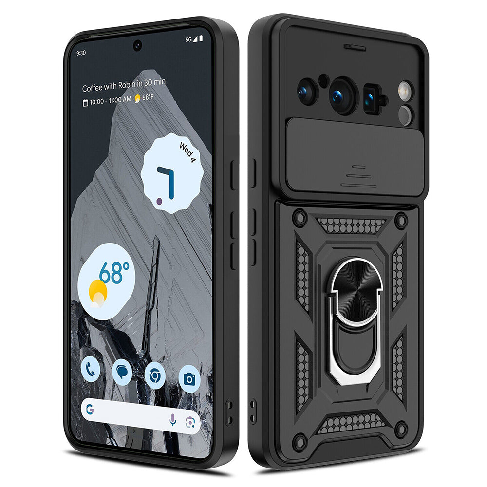 Custodia per Google Pixel 8 Pro, Techsuit, CamShield, Nera