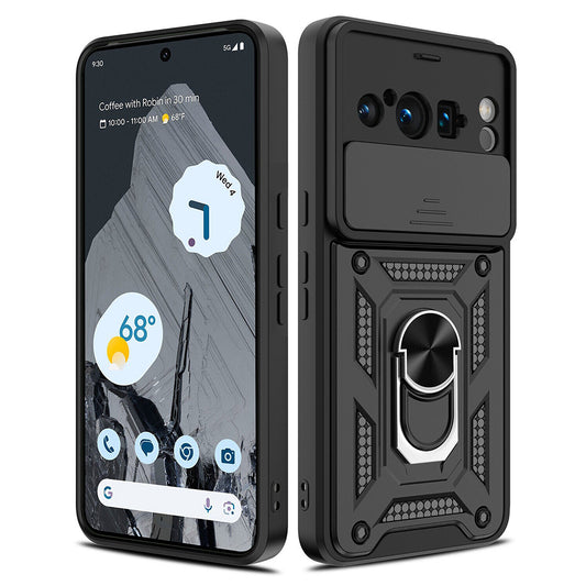 Custodia per Google Pixel 8 Pro, Techsuit, CamShield, Nera