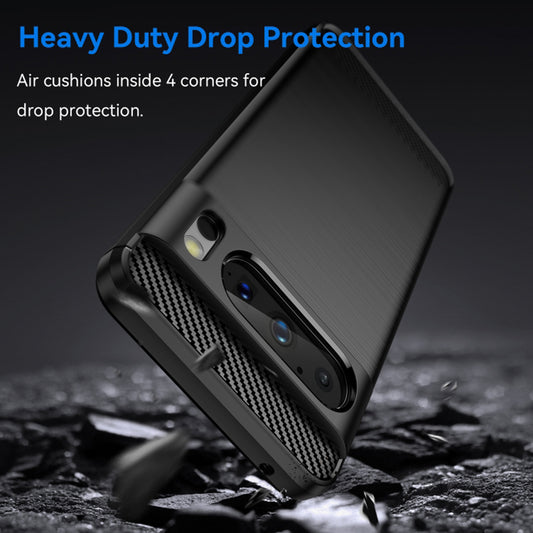 Custodia per Google Pixel 8 Pro, Techsuit, Carbonio, Nera