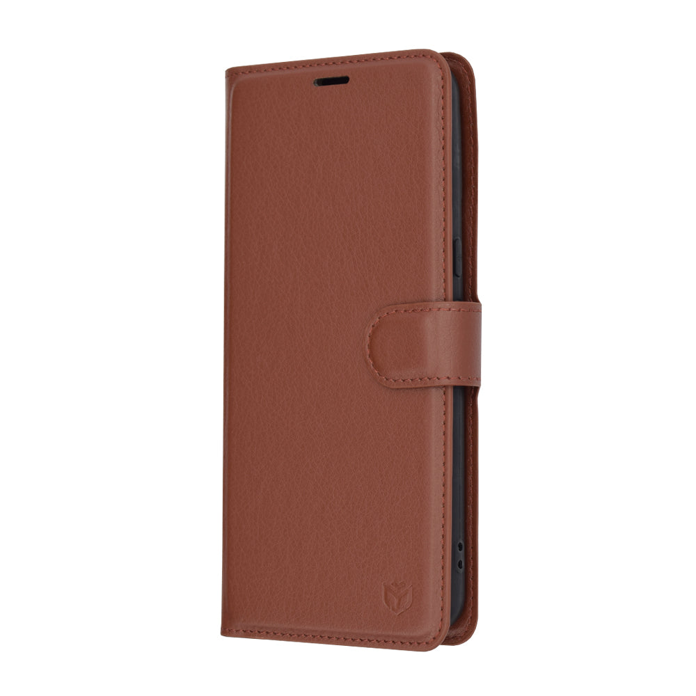 Custodia per Google Pixel 8 Pro, Techsuit, Leather Folio, Marrone