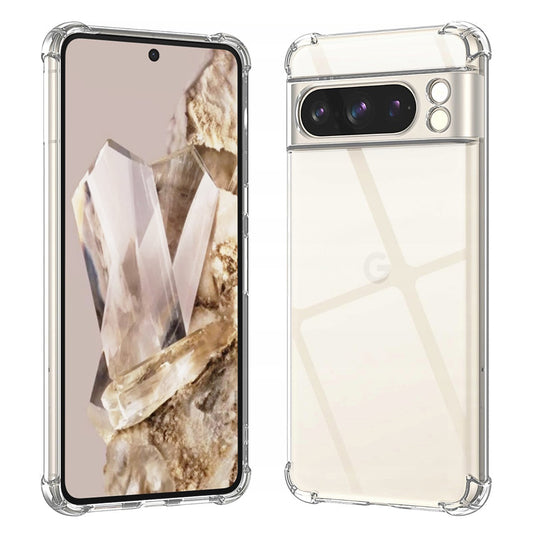 Custodia per Google Pixel 8 Pro, Techsuit, Shockproof Clear, Trasparente