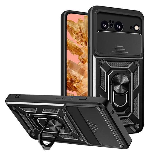Custodia per Google Pixel 8, Techsuit, CamShield, Nera