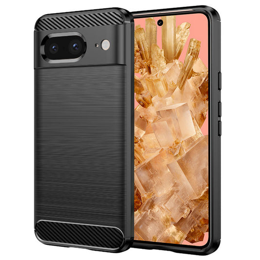 Custodia per Google Pixel 8, Techsuit, Carbonio, Nera