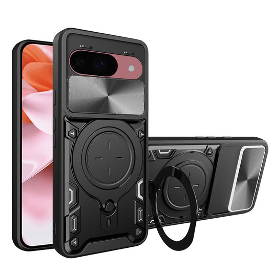 Custodia per Google Pixel 9 / 9 Pro, Techsuit, CamGuard Pro, Nera
