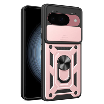 Custodia per Google Pixel 9 / 9 Pro, Techsuit, CamShield, Rosa