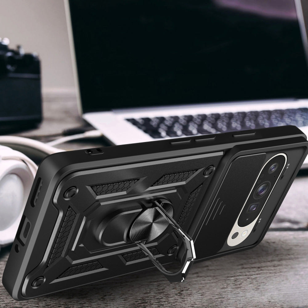 Custodia per Google Pixel 9 / 9 Pro, Techsuit, CamShield, Rosa