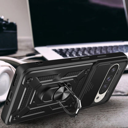 Custodia per Google Pixel 9 / 9 Pro, Techsuit, CamShield, Rosa