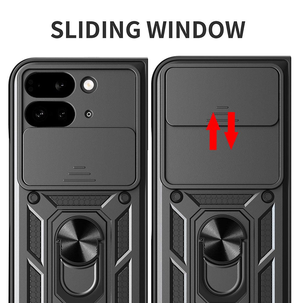 Custodia per Google Pixel 9 Pro Fold, Techsuit, CamShield, Blu