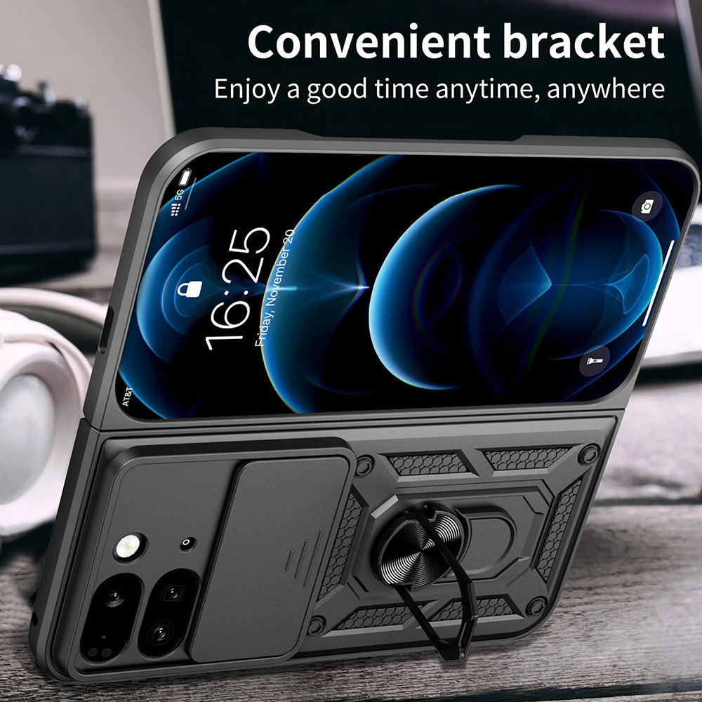 Custodia per Google Pixel 9 Pro Fold, Techsuit, CamShield, Blu