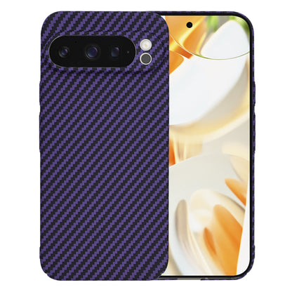 Custodia per Google Pixel 9 Pro, Techsuit, Carbonite FiberShell, Viola