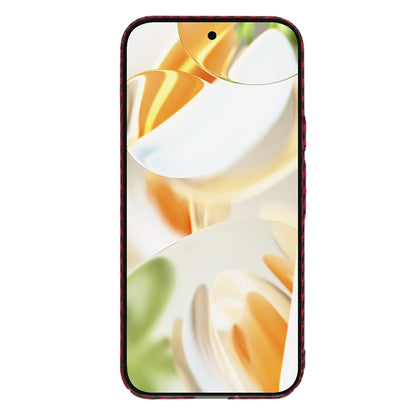 Custodia per Google Pixel 9 Pro, Techsuit, Carbonite FiberShell, Rossa