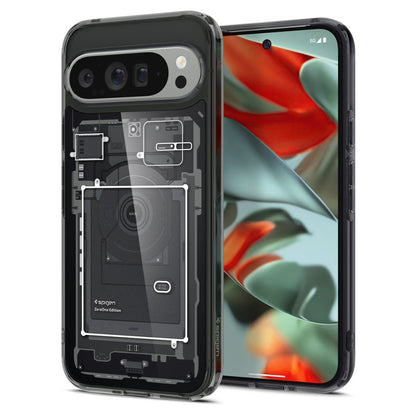 Custodia per Google Pixel 9 Pro XL, Spigen, Ultra Hybrid Zero One, Nera ACS07722