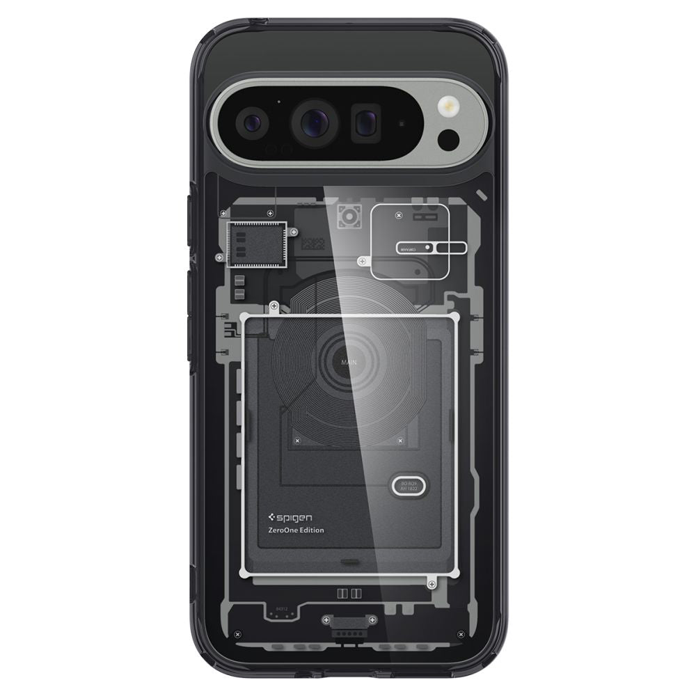 Custodia per Google Pixel 9 Pro XL, Spigen, Ultra Hybrid Zero One, Nera ACS07722