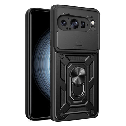 Custodia per Google Pixel 9 Pro XL, Techsuit, CamShield, Nera