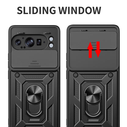 Custodia per Google Pixel 9 Pro XL, Techsuit, CamShield, Verde