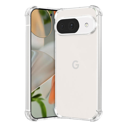 Custodia per Google Pixel 9, Techsuit, Shockproof Clear, Trasparente
