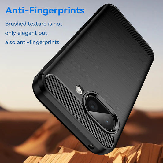 Custodia per Google Pixel 9a, Techsuit, Carbonio, Blu