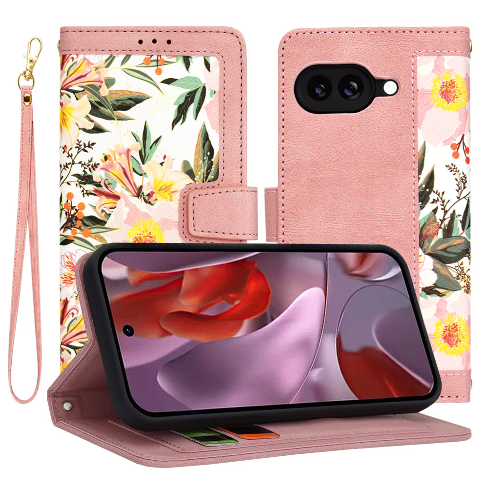 Custodia per Google Pixel 9a, Techsuit, FlipCraft, Rosa