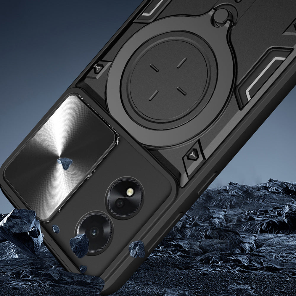 Custodia per Honor 200 Lite, Techsuit, CamGuard Pro, Nera