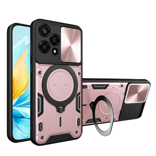 Custodia per Honor 200 Lite, Techsuit, CamGuard Pro, Rosa Oro