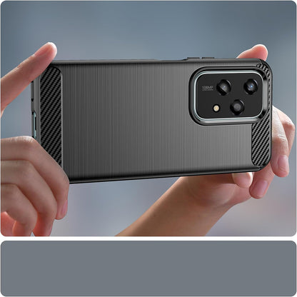 Custodia per Honor 200 Lite, Techsuit, Carbonio, Blu
