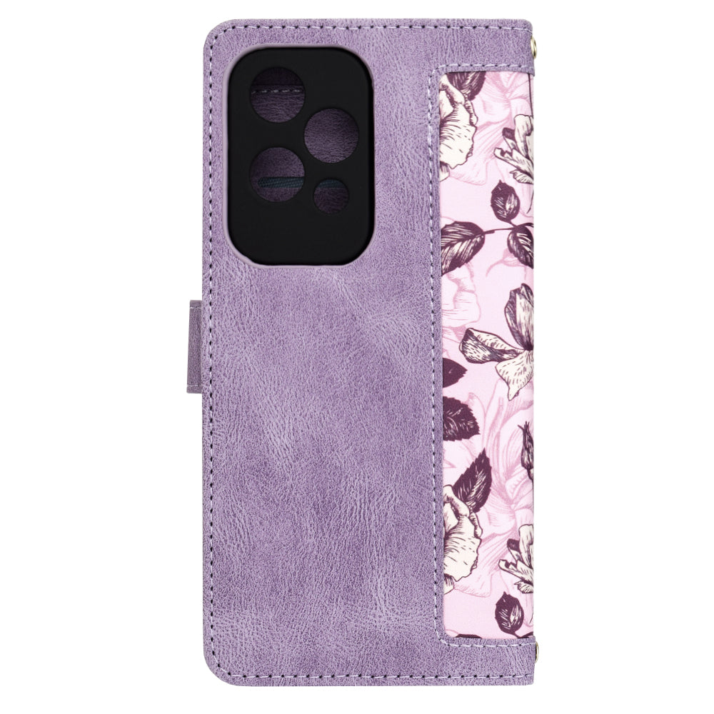 Custodia per Honor 200 Lite, Techsuit, FlipCraft, Viola