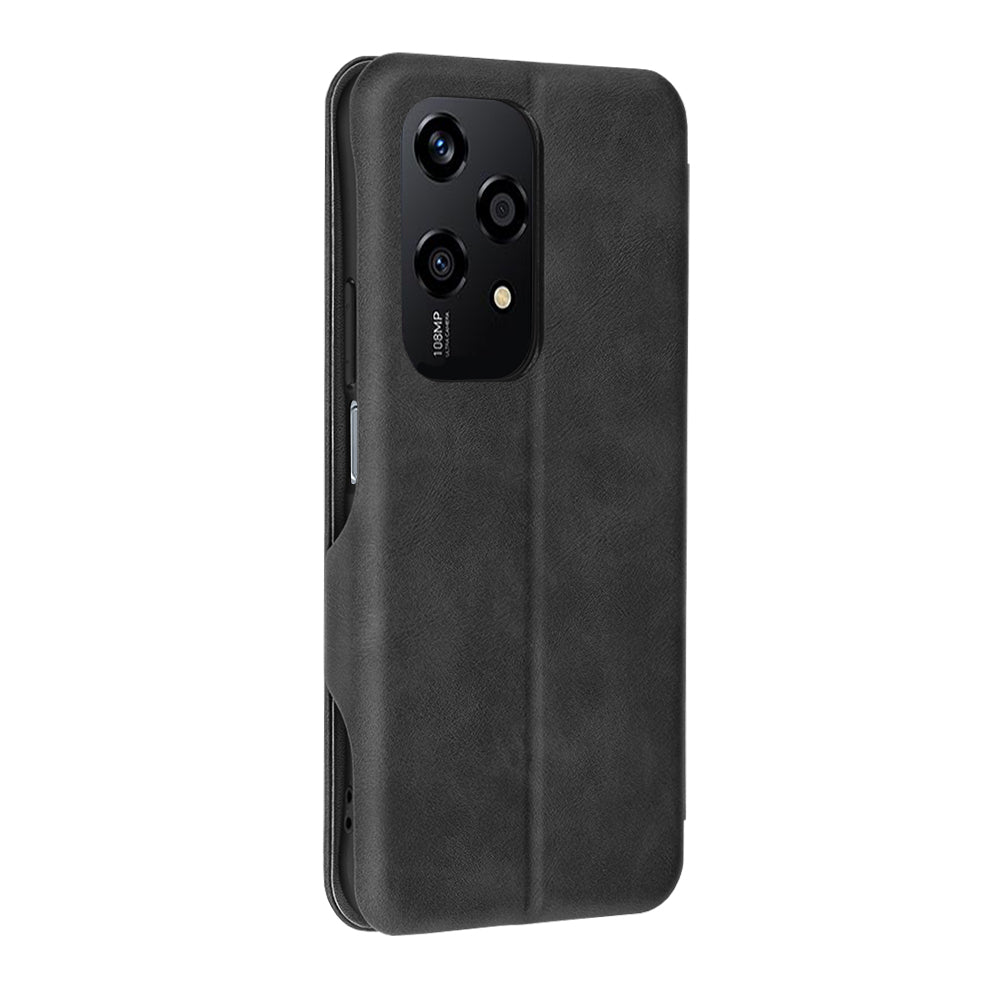 Custodia per Honor 200 Lite, Techsuit, Safe Wallet Plus, Nera