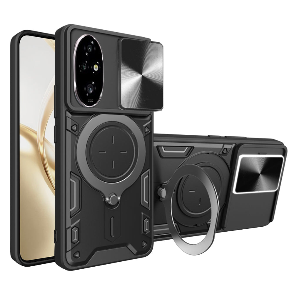 Custodia per Honor 200 Pro, Techsuit, CamGuard Pro, Nera