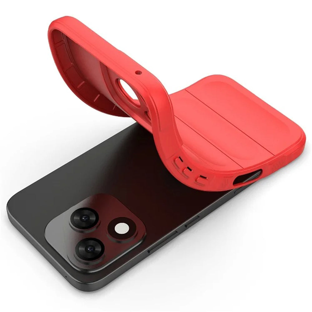 Custodia per Honor 400 Lite, Techsuit, Magic Shield, Rossa