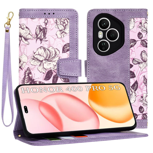 Custodia per Honor 400 Pro, Techsuit, FlipCraft, Viola