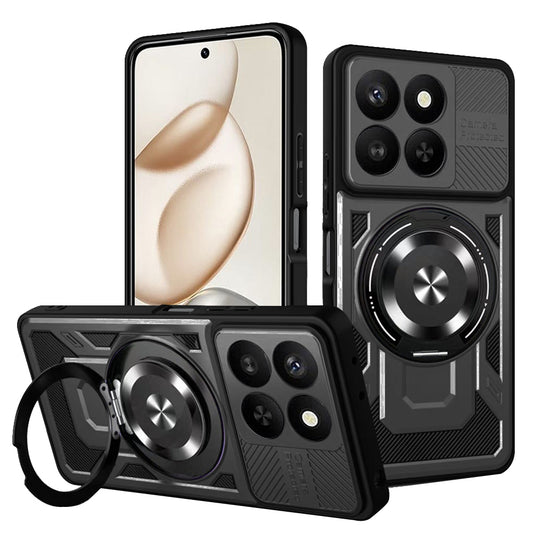 Custodia per Honor 400 Smart 4G / X7d 4G / 400 Smart 5G, Techsuit, RuggedCam, Nera