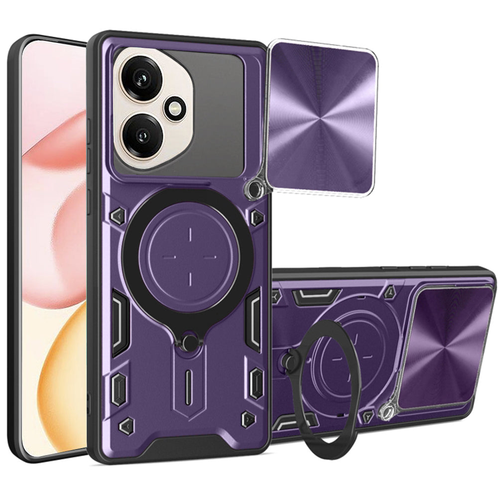 Custodia per Honor 400, Techsuit, CamGuard Pro, Viola