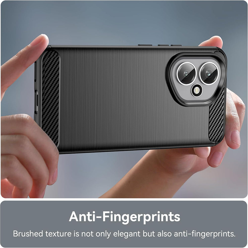 Custodia per Honor 400, Techsuit, Carbonio, Nera