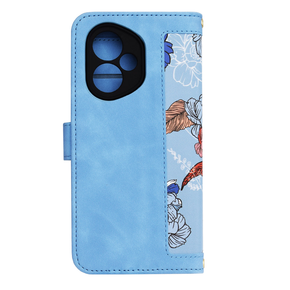 Custodia per Honor 400, Techsuit, FlipCraft, Blu