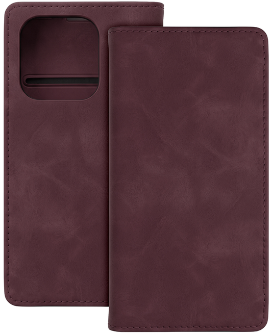Custodia per Honor 600 Lite, OEM, Smart Suede, Vinaccia