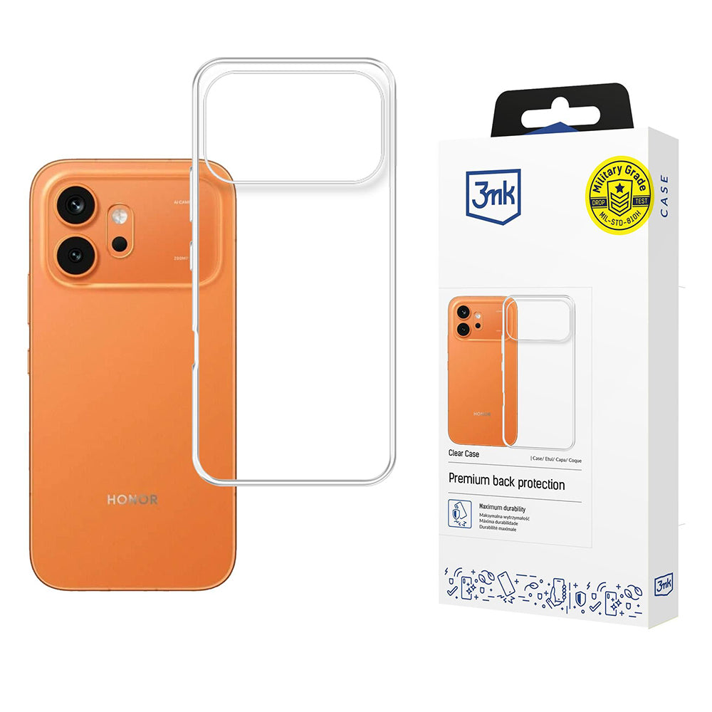 Custodia per Honor 600, 3MK, Clear, Trasparente