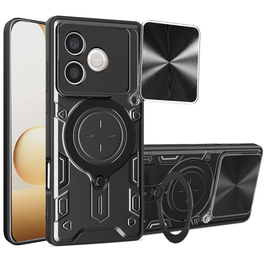 Custodia per Honor 600 Lite, Techsuit, CamGuard Pro, Nera