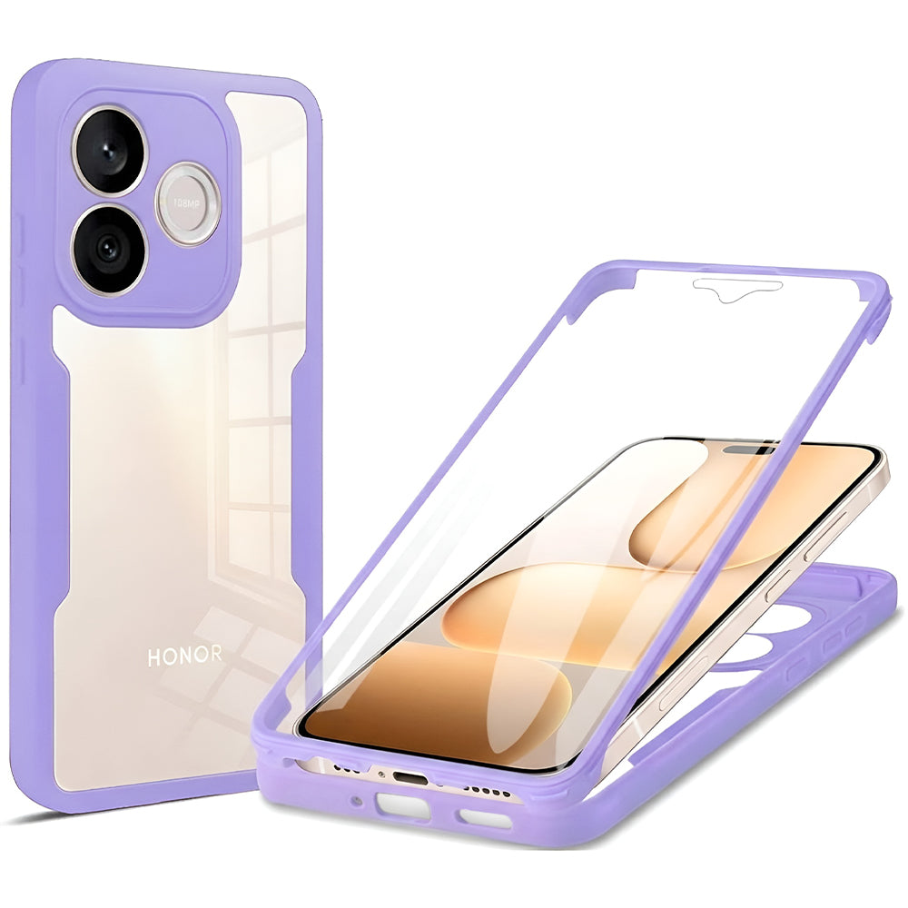 Custodia per Honor 600 Lite, Techsuit, ColorVerse 360, Viola
