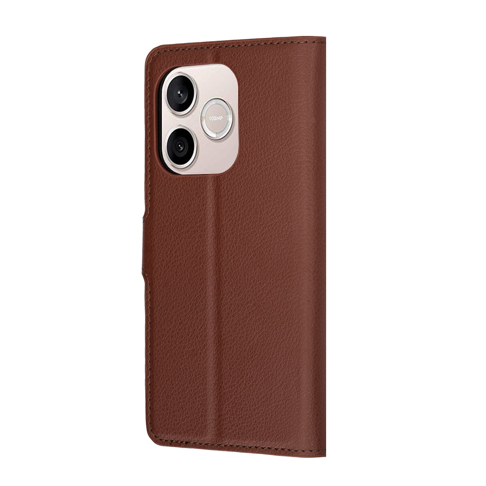 Custodia per Honor 600 Lite, Techsuit, Leather Folio, Marrone