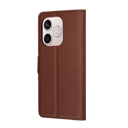 Custodia per Honor 600 Lite, Techsuit, Leather Folio, Marrone