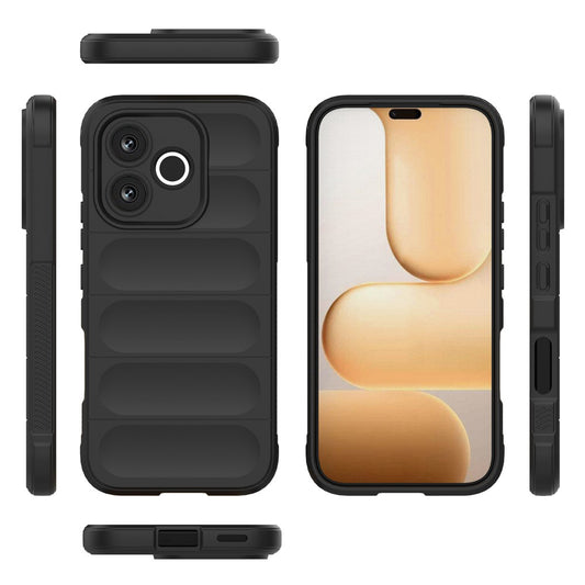 Custodia per Honor 600 Lite, Techsuit, Magic Shield, Nera