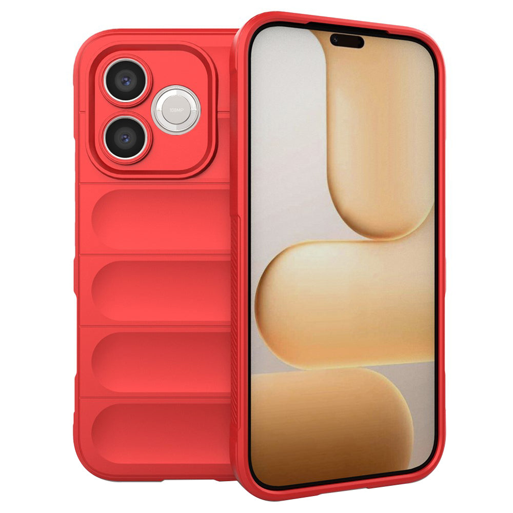 Custodia per Honor 600 Lite, Techsuit, Magic Shield, Rossa