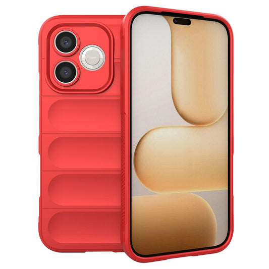 Custodia per Honor 600 Lite, Techsuit, Magic Shield, Rossa