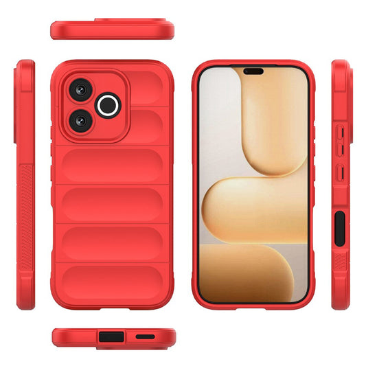Custodia per Honor 600 Lite, Techsuit, Magic Shield, Rossa