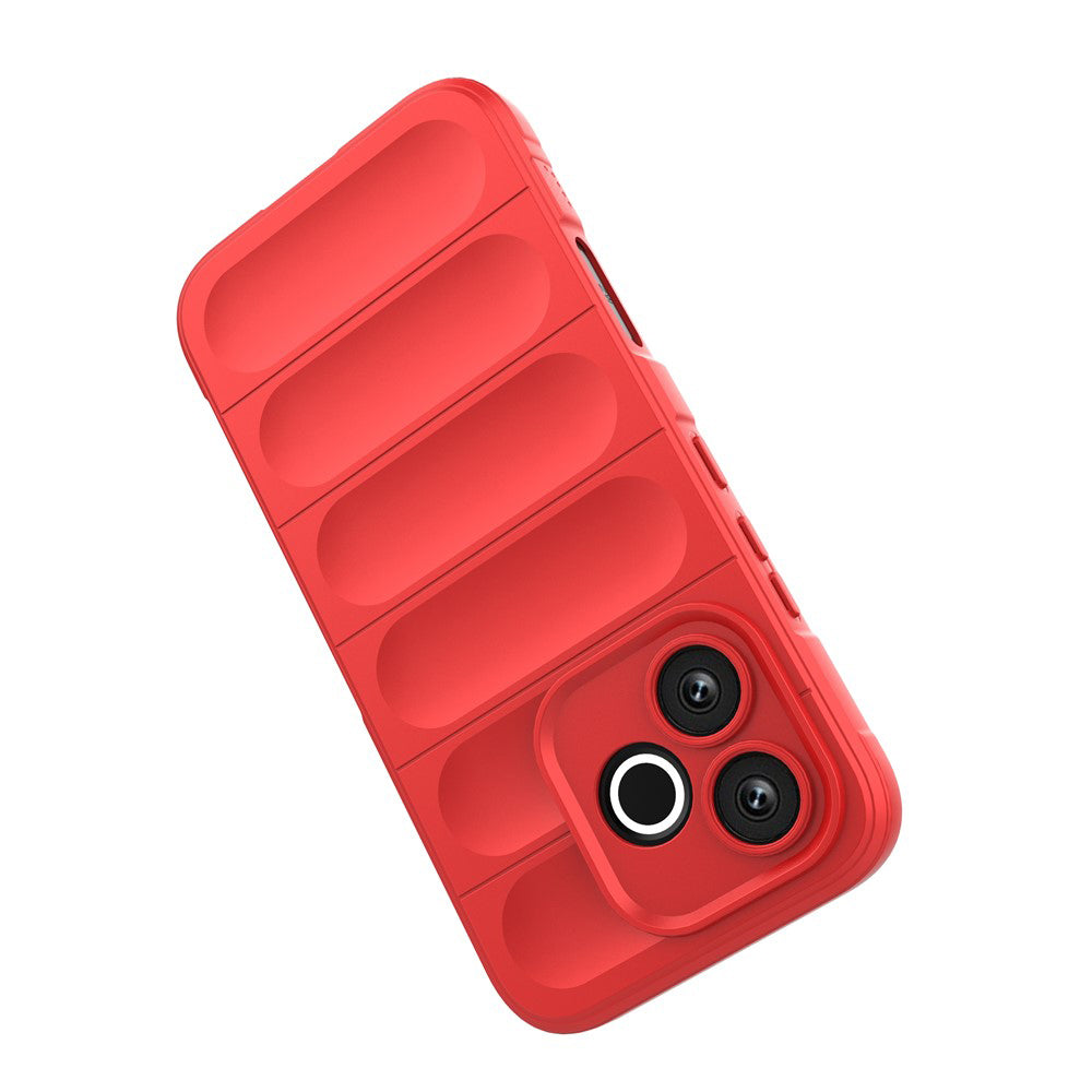 Custodia per Honor 600 Lite, Techsuit, Magic Shield, Rossa