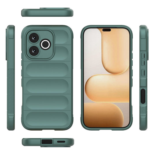 Custodia per Honor 600 Lite, Techsuit, Magic Shield, Verde